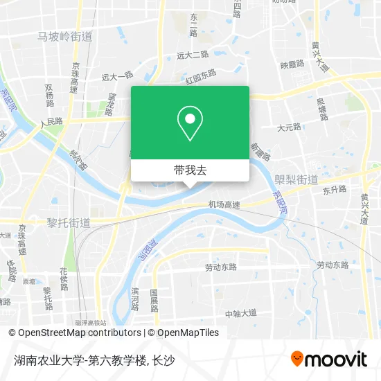 湖南农业大学-第六教学楼地图