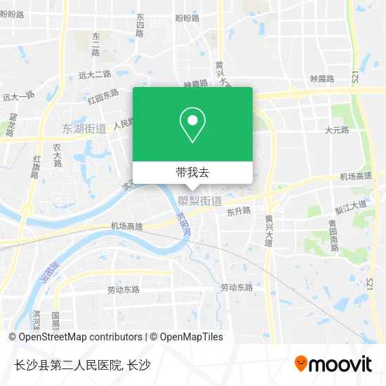 长沙县第二人民医院地图