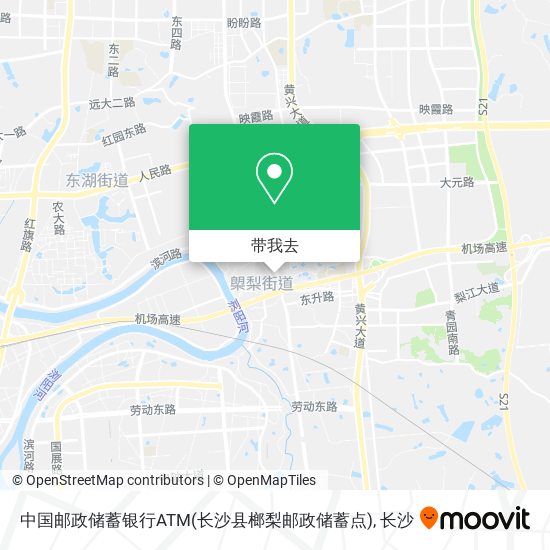 中国邮政储蓄银行ATM(长沙县榔梨邮政储蓄点)地图