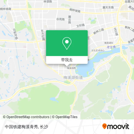 中国铁建梅溪青秀地图