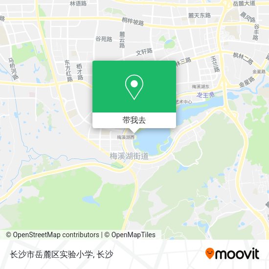 长沙市岳麓区实验小学地图