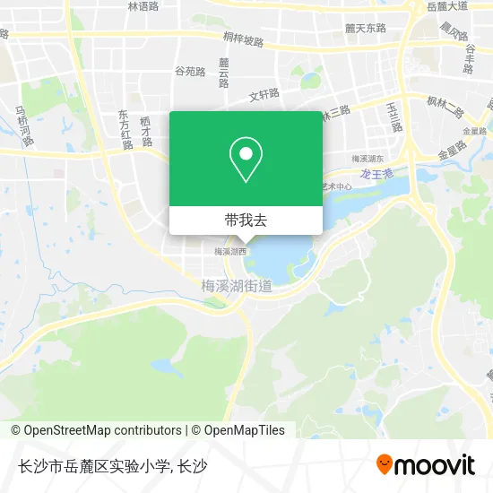 长沙市岳麓区实验小学地图
