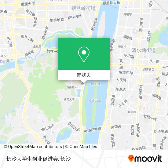 长沙大学生创业促进会地图