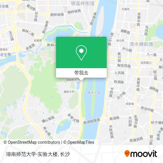 湖南师范大学-实验大楼地图