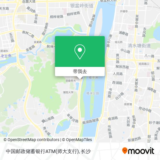 中国邮政储蓄银行ATM(师大支行)地图