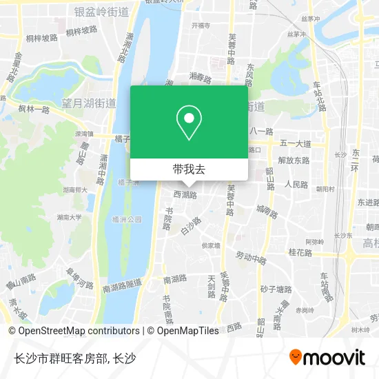 长沙市群旺客房部地图