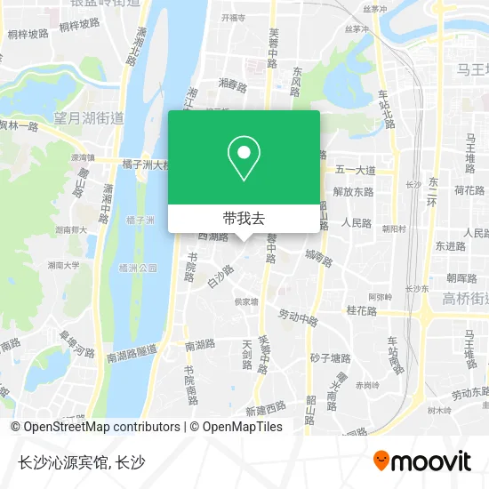 长沙沁源宾馆地图