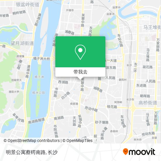 明景公寓蔡锷南路地图