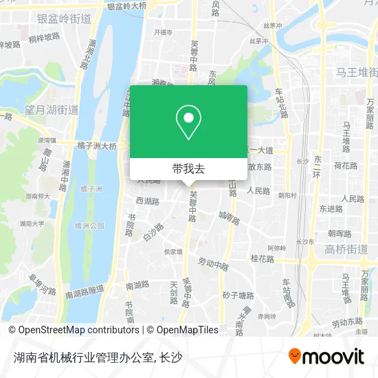 湖南省机械行业管理办公室地图