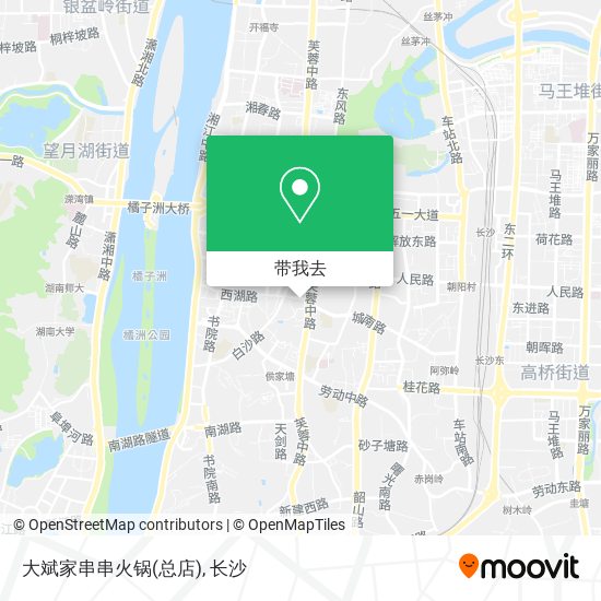 大斌家串串火锅(总店)地图