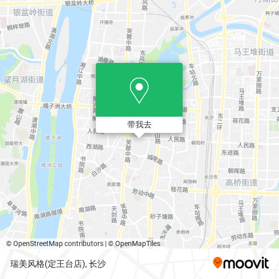 瑞美风格(定王台店)地图