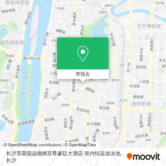 长沙芙蓉国温德姆至尊豪廷大酒店-室内恒温游泳池地图