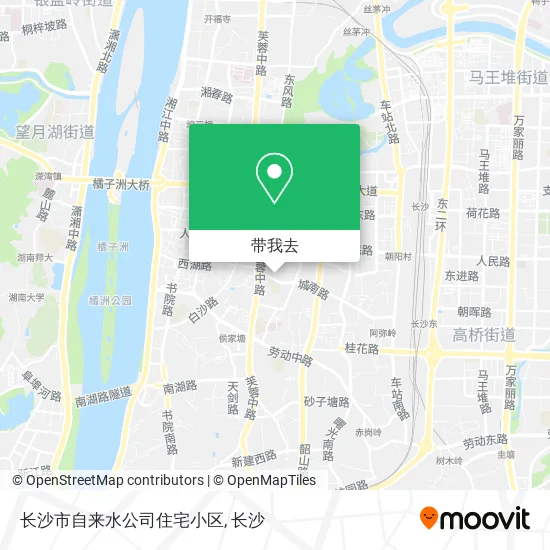 长沙市自来水公司住宅小区地图