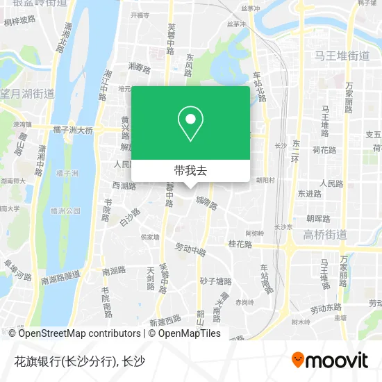 花旗银行(长沙分行)地图