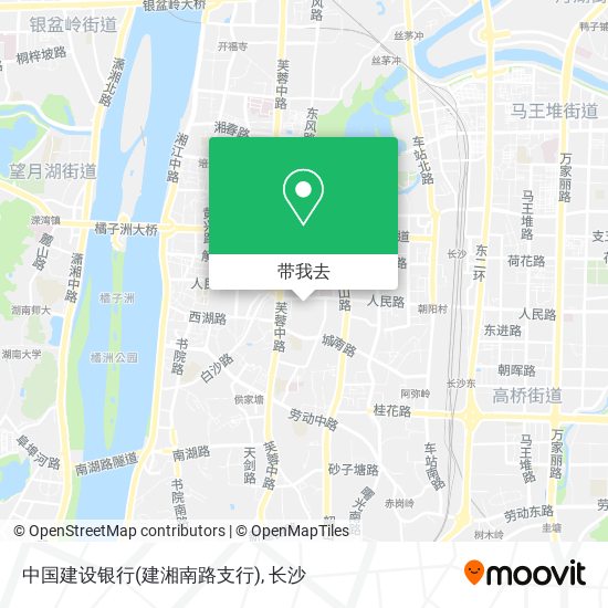 中国建设银行(建湘南路支行)地图