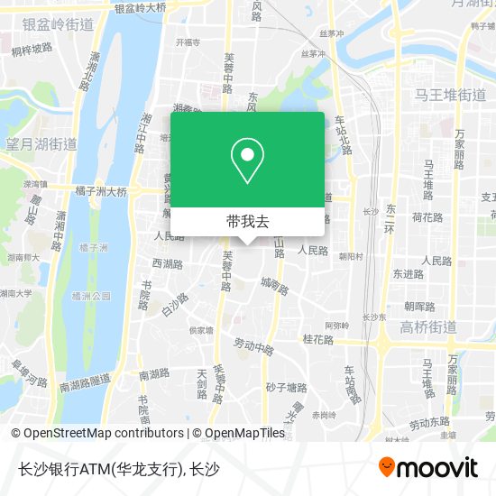 长沙银行ATM(华龙支行)地图