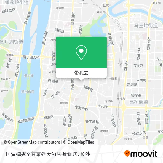 国温德姆至尊豪廷大酒店-瑜伽房地图