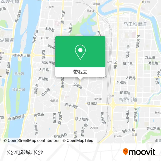 长沙电影城地图