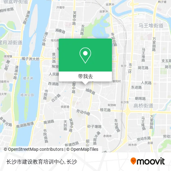 长沙市建设教育培训中心地图