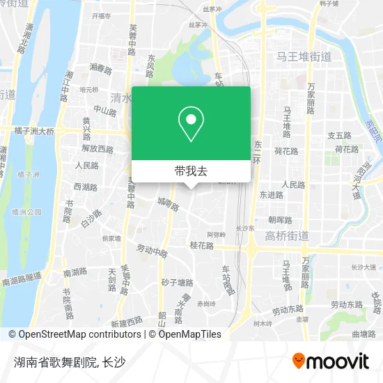 湖南省歌舞剧院地图