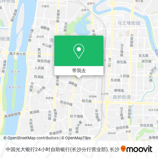 中国光大银行24小时自助银行(长沙分行营业部)地图