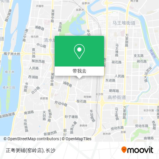 正粤粥铺(窑岭店)地图