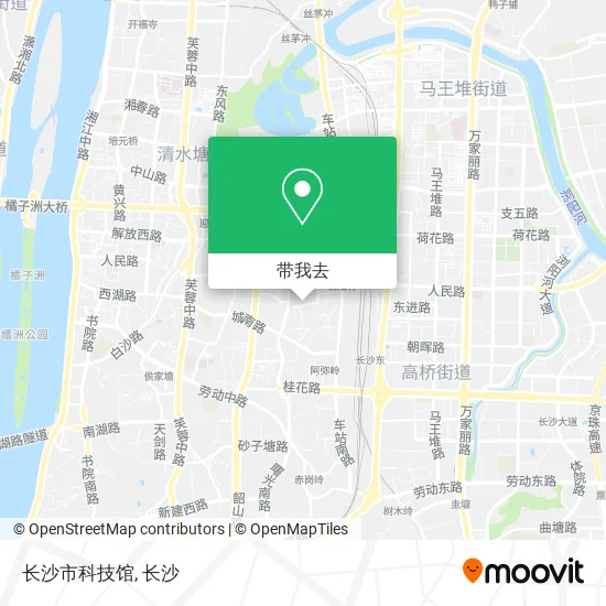 长沙市科技馆地图