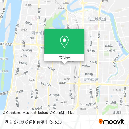 湖南省花鼓戏保护传承中心地图