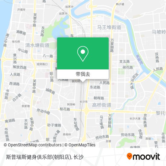 斯普瑞斯健身俱乐部(朝阳店)地图