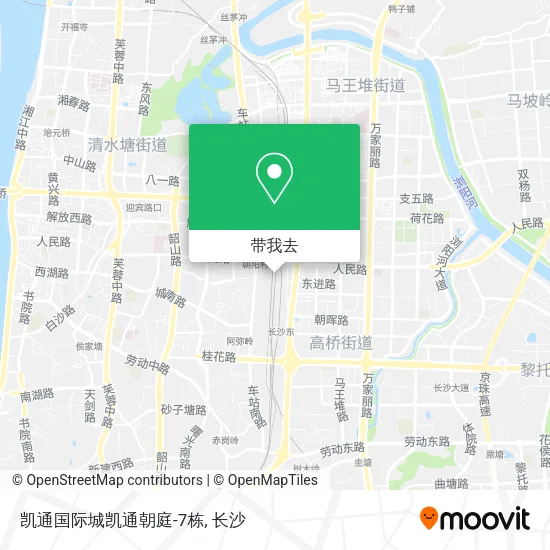 凯通国际城凯通朝庭-7栋地图