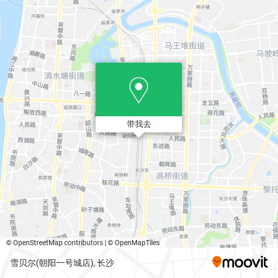 雪贝尔(朝阳一号城店)地图