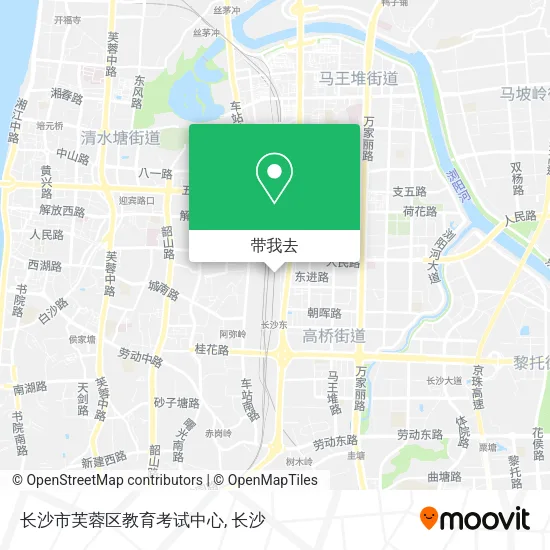 长沙市芙蓉区教育考试中心地图