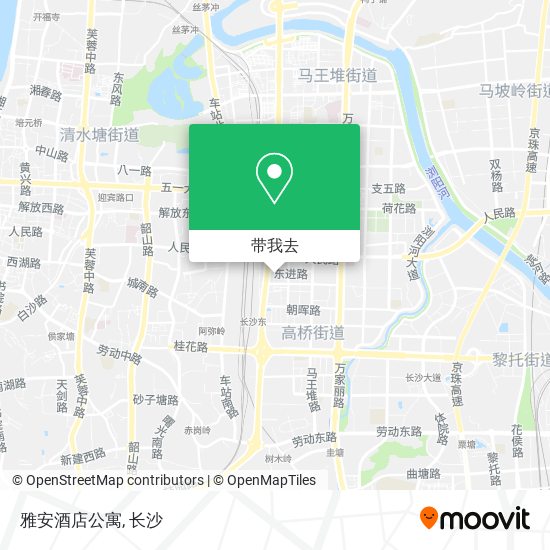 雅安酒店公寓地图