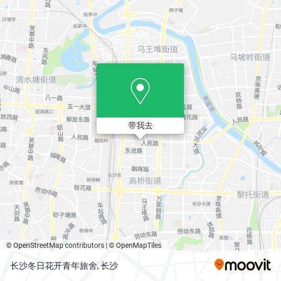 长沙冬日花开青年旅舍地图
