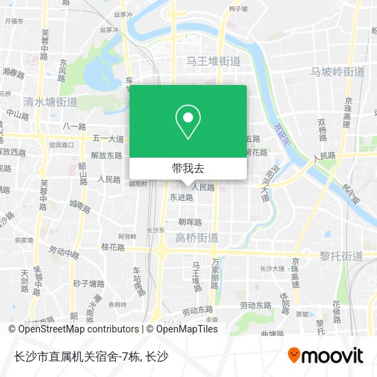 长沙市直属机关宿舍-7栋地图