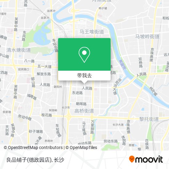 良品铺子(德政园店)地图