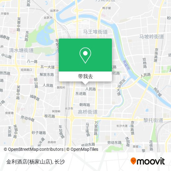 金利酒店(杨家山店)地图