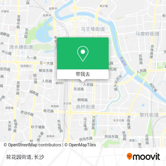 荷花园街道地图