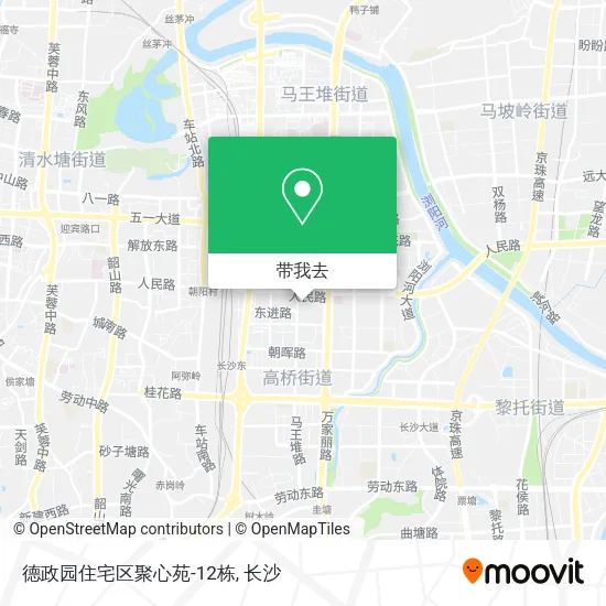 德政园住宅区聚心苑-12栋地图