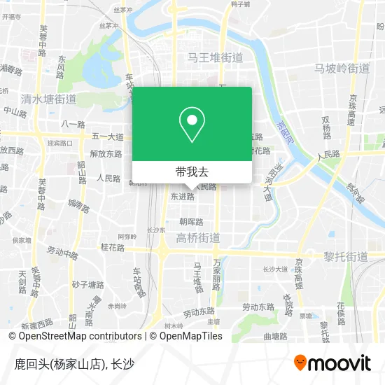 鹿回头(杨家山店)地图