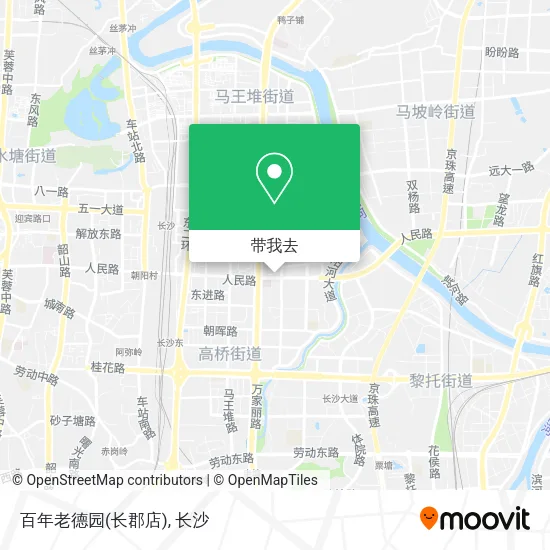 百年老德园(长郡店)地图