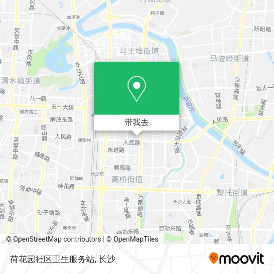 荷花园社区卫生服务站地图