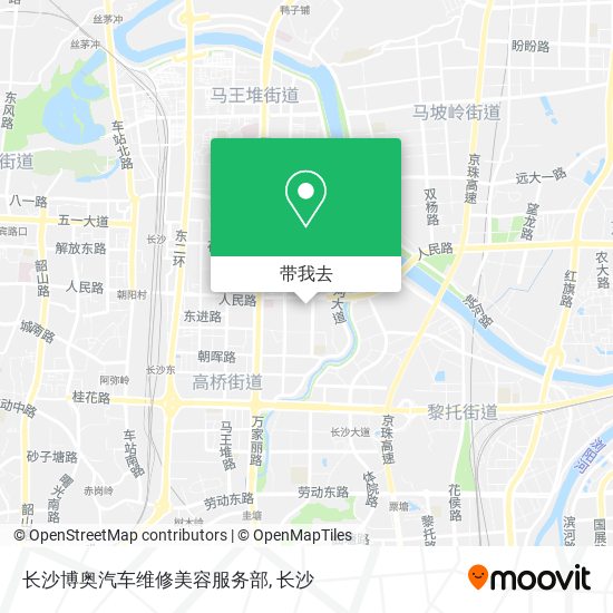 长沙博奥汽车维修美容服务部地图
