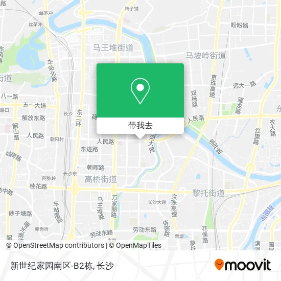 新世纪家园南区-B2栋地图