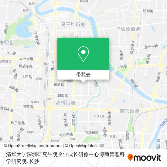 清华大学深圳研究生院企业成长研修中心博商管理科学研究院地图