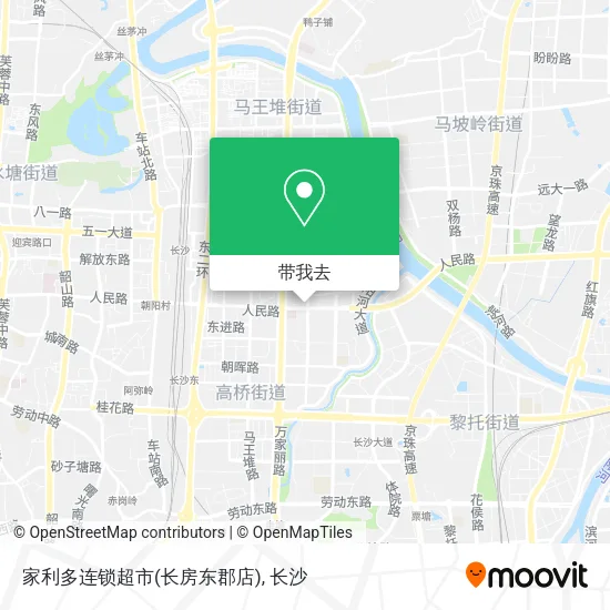 家利多连锁超市(长房东郡店)地图