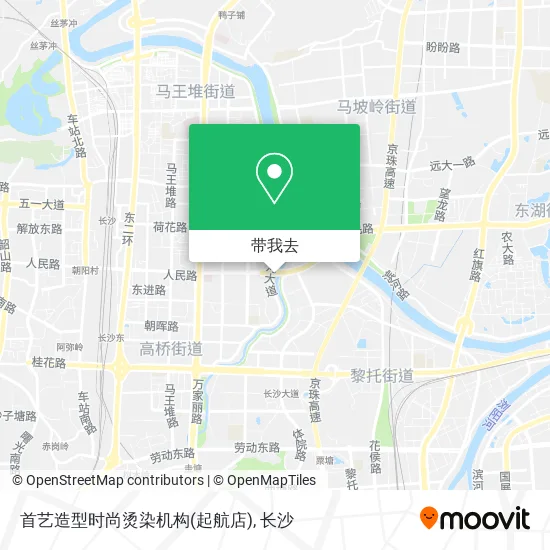 首艺造型时尚烫染机构(起航店)地图