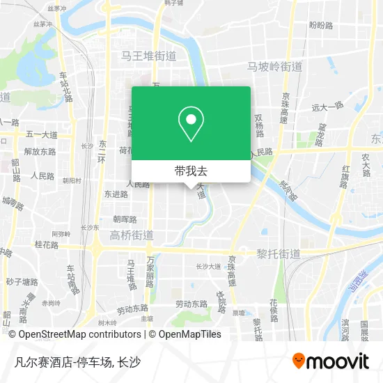凡尔赛酒店-停车场地图