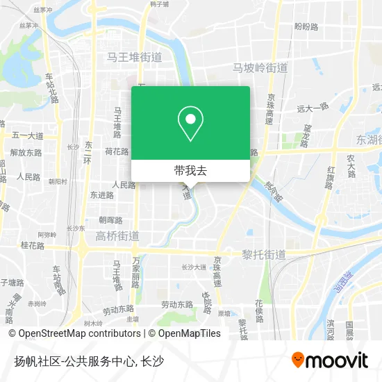 扬帆社区-公共服务中心地图