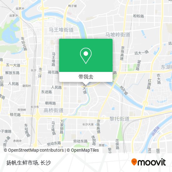 扬帆生鲜市场地图